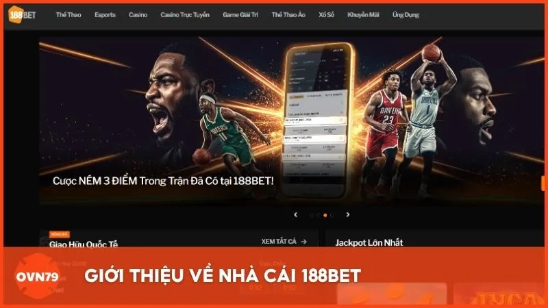 188BET là nhà cái uy tín được cấp phép hoạt động quốc tế