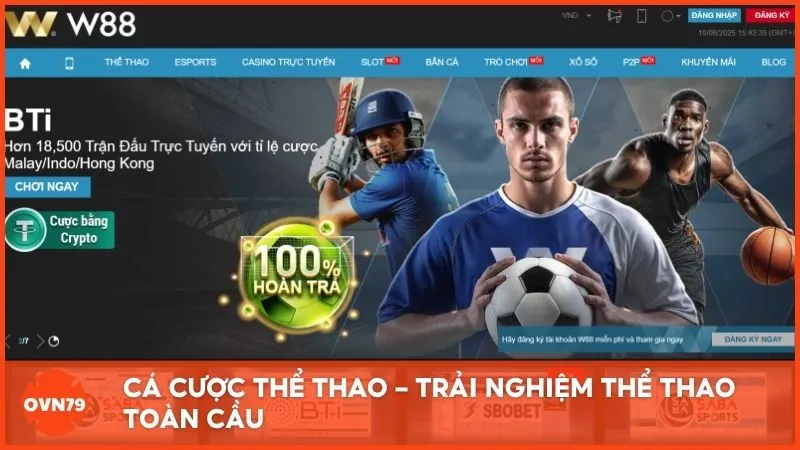 Cá cược thể thao - Trải nghiệm thể thao toàn cầu