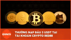 Thưởng nạp đầu 3 USDT tại tài khoản Crypto
