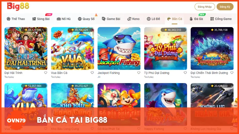 Bắn cá tại BIG88 là sự kết hợp hoàn hảo giữa giải trí và cơ hội kiếm thưởng