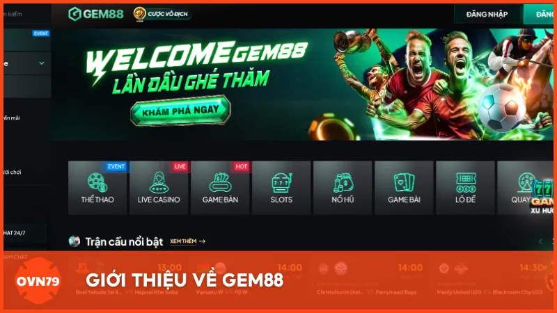 Giới thiệu về GEM88 - Nhà cái uy tín Việt Nam được cấp phép đầy đủ