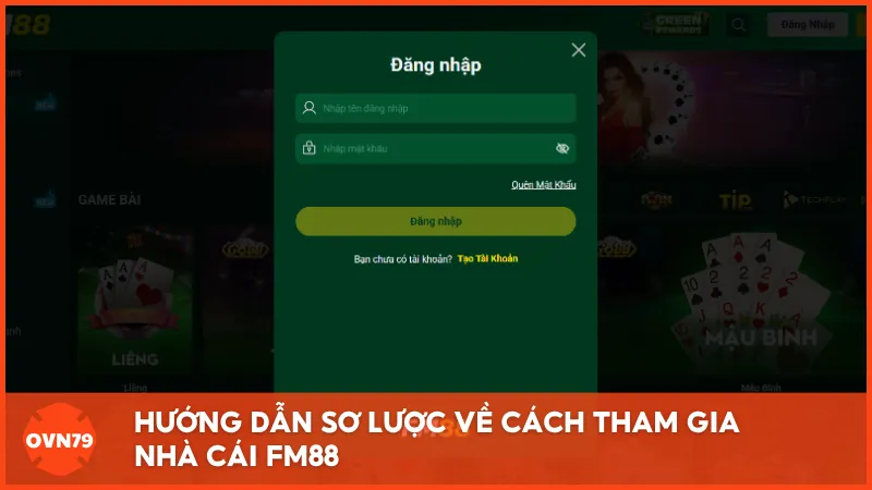 Hướng dẫn sơ lược về cách tham gia nhà cái FM88