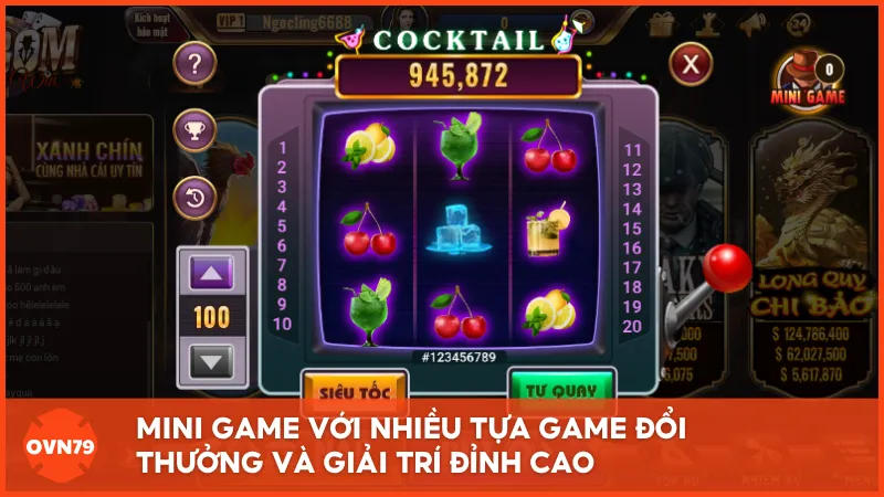 Mini game với nhiều tựa game đổi thưởng và giải trí đỉnh cao